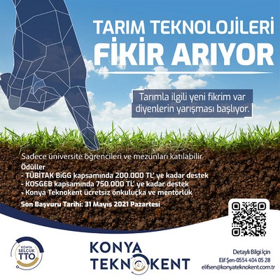 TARIM TEKNOLOJİLERİ FİKİR YARIŞMASI BAŞLIYOR