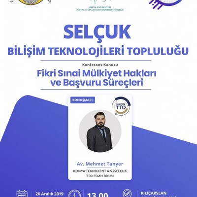 FİKRİ SINAİ MÜLKİYET HAKLARI VE BAŞVURU SÜREÇLERİ KONFERANSI