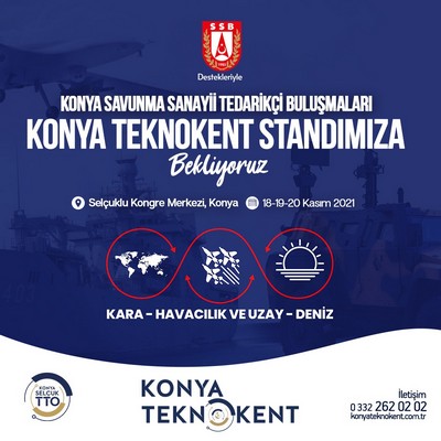 KONYA TEKNOKENT SAVUNMA SANAYİ FUARINDA