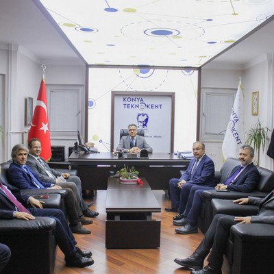 SELÇUK ÜNİVERSİTESİ REKTÖRÜ KONYA TEKNOKENT’TE
